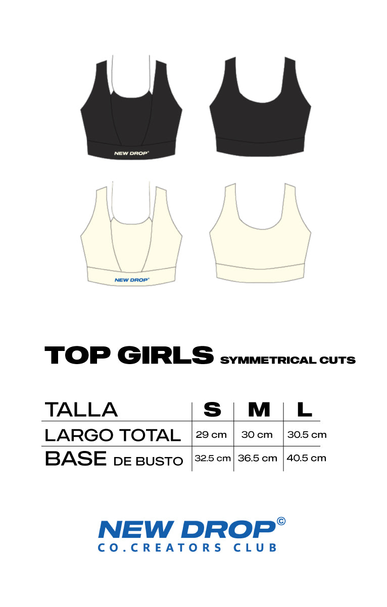 TOP GIRLS SYMMETRICAL CUTS