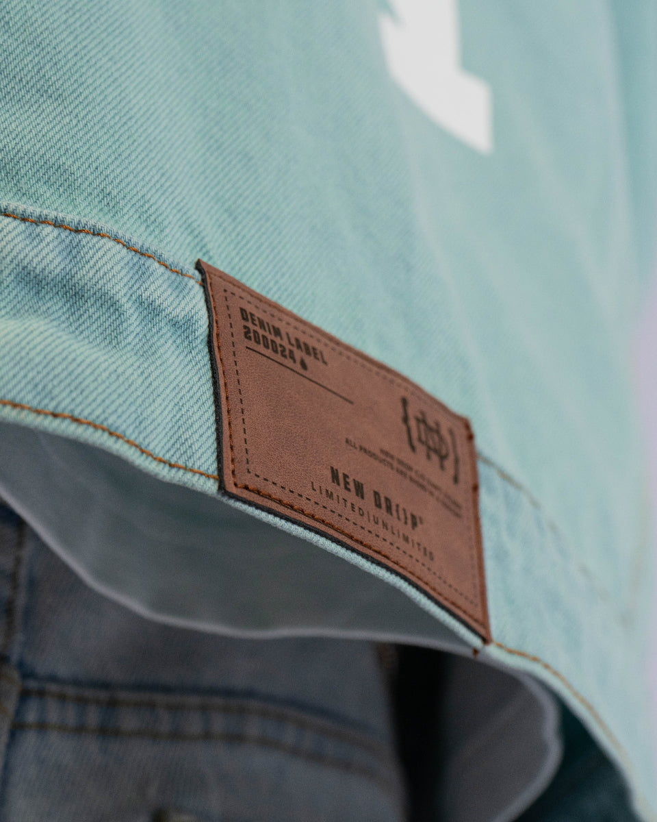 JACKET OVERSIZED WASHED GREEN BOX LOGO