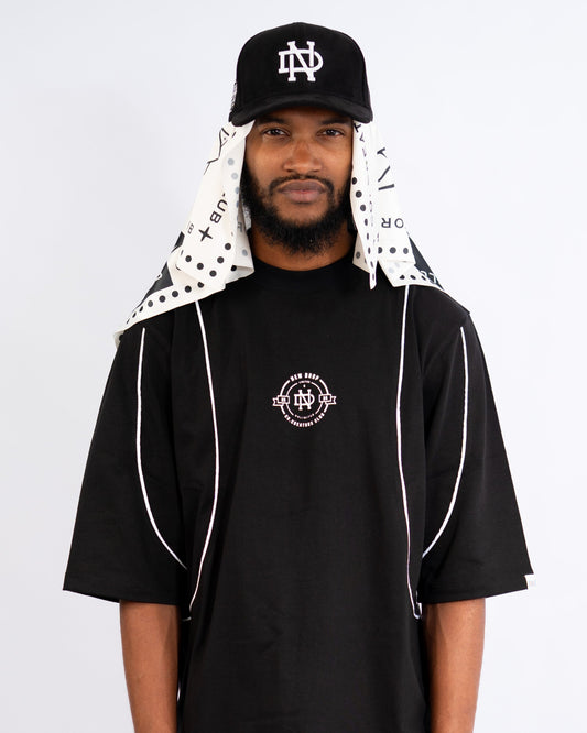 KERCHIEF BLACK AND WHITE