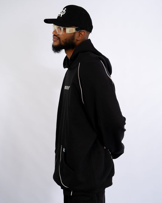 BLACK HODDIE RANGLAN